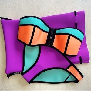 Triangl Lilly bikini in Blueberry Burst